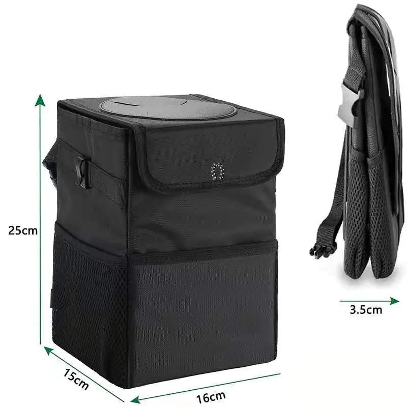Foldable Car Trash Can & Storage Bin