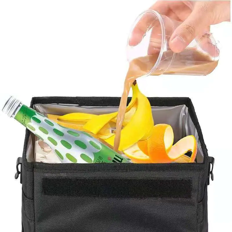 Foldable Car Trash Can & Storage Bin